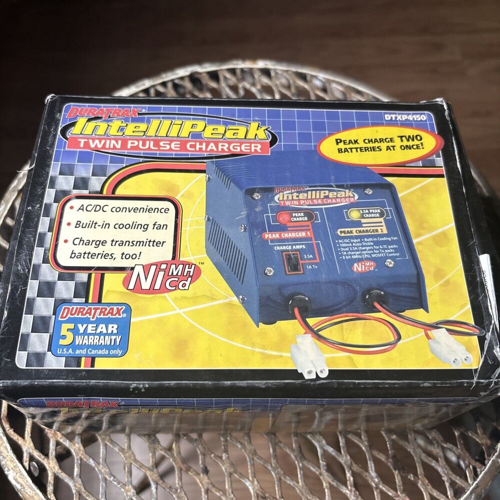 Duratrax IntelliPeak Twin Pulse Charger Dual Port NiCd/NiMH DTXP4150